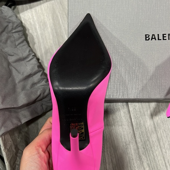 BALENCIAGA Knife Pump in Fluo Pink new - Picture 8 of 16